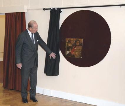 Plaque opening by HRH The Duke of Edinburgh at the RSA Academy